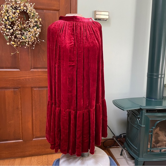 Women's Ralph Lauren Vintage Pleated Crushed Velvet Skirt NWT - Picture 2 of 14